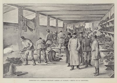 تفتيش مخبز عسكري روسي في وارسو بواسطة يوهان نيبوموك شونبيرج